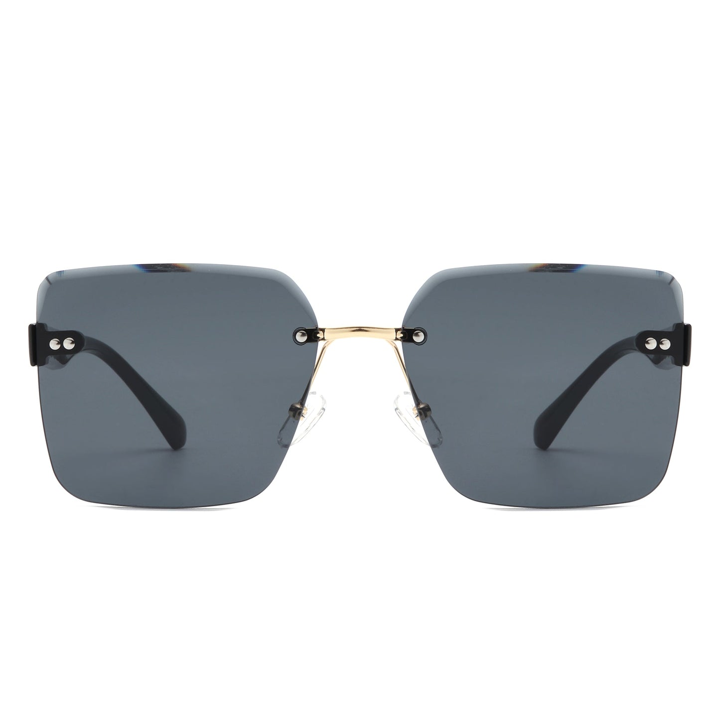 Orbit - Women's Rimless Tinted Square Fashion Sunglasses