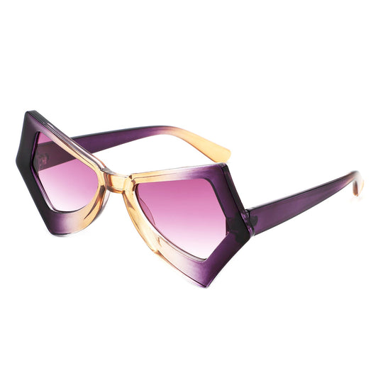Nymeria - Irregular Sharp Geometric Fashion Women's Sunglasses-0